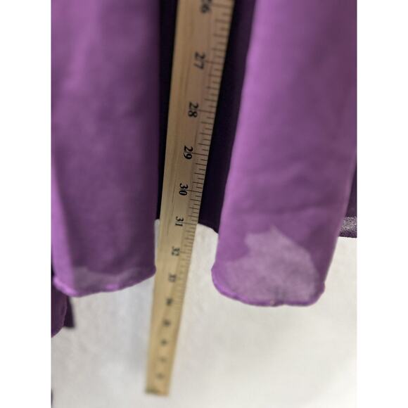 Weissman Dance Costume Adult Small Purple Plum Bling Asymmetrical Style 7648‎ - Picture 7 of 13